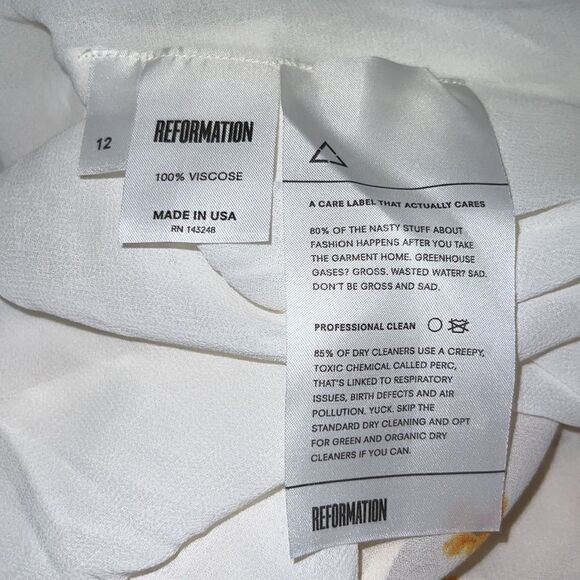 NWT Reformation Foxglove Maxi Dress in Opium Size 12 - Picture 13 of 16